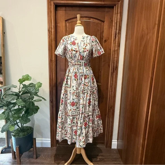 anthropologie maxi dress petite $198 Anthropologie Maxi Dress Petite 12 PL Tracy Reese Cut Outs Tulle Underskirt